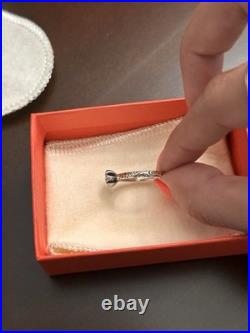 James Avery Cherished Birthstone Ring Lab Created White Sapphire, Size 5.5