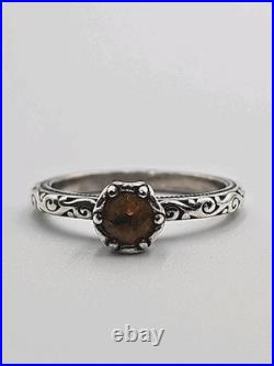James Avery Cherished Birthstone Ring Size 7 1/2 (November) Citrine