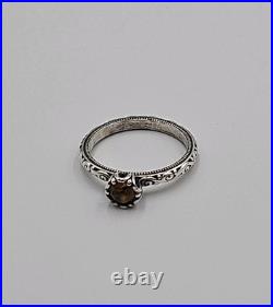 James Avery Cherished Birthstone Ring Size 7 1/2 (November) Citrine