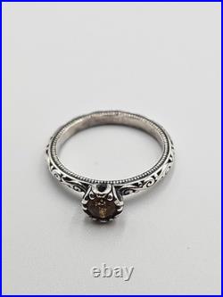 James Avery Cherished Birthstone Ring Size 7 1/2 (November) Citrine