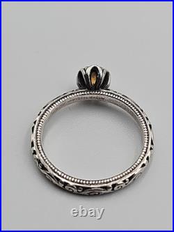 James Avery Cherished Birthstone Ring Size 7 1/2 (November) Citrine
