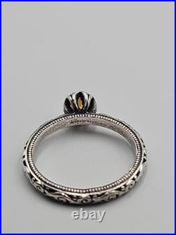 James Avery Cherished Birthstone Ring Size 7 1/2 (November) Citrine