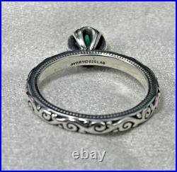 James Avery Cherished Birthstone Ring Size 7 (May) Lab Created Emerald