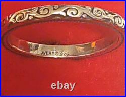 James Avery Cherished Birthstone Ring Sterling Silver Garnet, Size 7