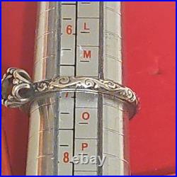 James Avery Cherished Birthstone Ring Sterling Silver Garnet, Size 7