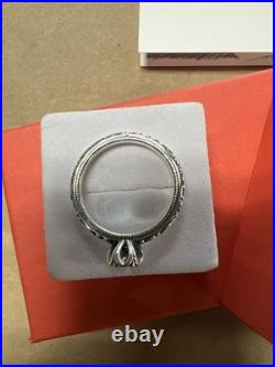 James Avery Cherished Birthstone Ring White Sapphire Size 8 Silver James Avery Cherished Birthstone Ring White Sapphire Size 8 Silver