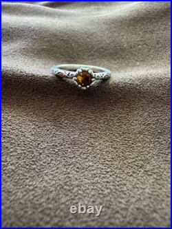 James Avery Cherished Citrine Ring 8.5