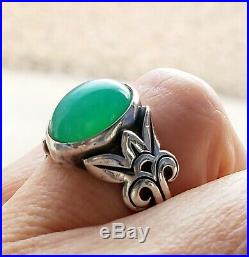 James Avery Chrysoprase Ring VERY Rare! In JA Box/Pouch NICE