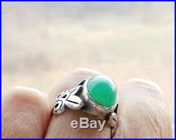 James Avery Chrysoprase Ring VERY Rare! In JA Box/Pouch NICE