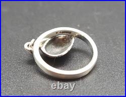 James Avery Cockle Shell Charm Ring Sterling Silver Size 2.5 Used