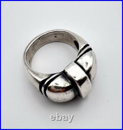 James Avery Compression Ring Sterling Silver Retired JA STER Size 10.5 25.45g
