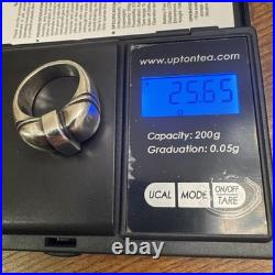 James Avery Compression Ring Sterling Silver Retired JA STER Size 10.5 25.45g