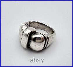 James Avery Compression Ring Sterling Silver Retired JA STER Size 10.5 25.45g