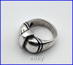 James Avery Compression Ring Sterling Silver Retired JA STER Size 10.5 25.45g James Avery Compression Ring Sterling Silver Retired JA STER Size 10.5 25.45g