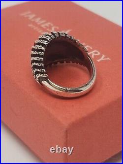 James Avery Coral Reef Ring Size 6 Sterling Silver Vintage Retired Domed