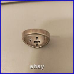 James Avery Cross Cutout Crosslet Ring Sz9-10 Sterling Silver Wide Thick James Avery Cross Cutout Crosslet Ring Sz9-10 Sterling Silver Wide Thick
