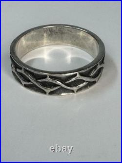 James Avery Crown of Thorns Ring Size 12.75 Sterling Silver 925