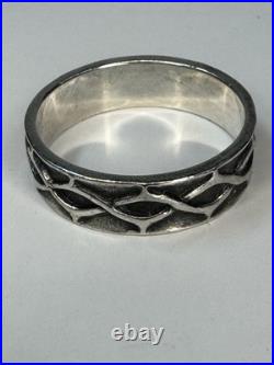 James Avery Crown of Thorns Ring Size 12.75 Sterling Silver 925