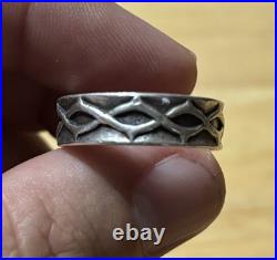 James Avery Crown of Thorns Ring Sterling Silver Retired Size 10