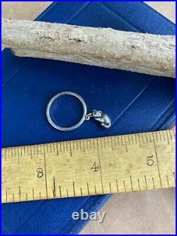 James Avery Dangle Ring Cat Charm Sterling Silver Retired Vintage