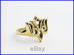 James Avery Descending Dove 14k Yellow Gold Ring Size 8 1/2