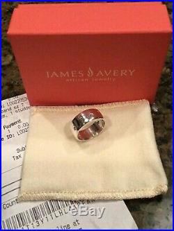 James Avery Diamond Wedding Band Ring Size 7 AUTHENTIC $995 Retail