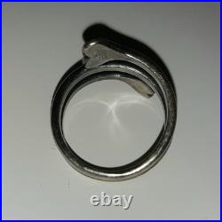 James Avery Double Banded Heart Sterling Silver Ring SZ 7.75
