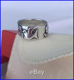 James Avery Dove and Flower Ring Size 9