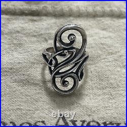 James Avery Electra Ring Sterling Silver Size 7 Retired
