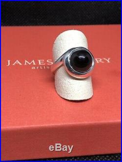 James Avery Encircled Black Onyx Ladies Ring, Size 8
