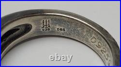 James Avery Enduring Bond 14k &. 925 Sterling Silver Ring Size 9