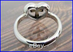 James Avery Eternal Love Heart Cross Ring, 14k Gold, Sterling Silver, Size 7