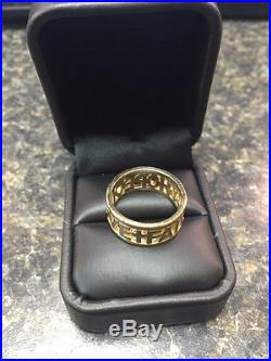 James Avery Faith, Hope, and Love Ring 14k Yellow Gold Size 9.5 Size
