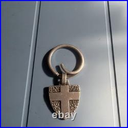 James Avery Fear Not Keychain Sterling Silver 2.5 Retired Size Religious