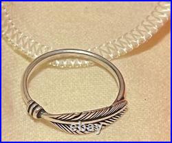 James Avery Feather Ring Size 9