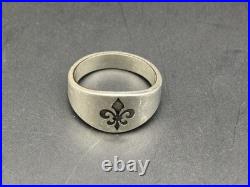 James Avery Fleur De Lis Sterling Ring Size 10.5 Retired James Avery Ring RARE James Avery Fleur De Lis Sterling Ring Size 10.5 Retired James Avery Ring RARE