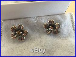 James Avery Flower Earrings And Ring Retired Nice Ring Size 6