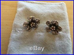 James Avery Flower Earrings And Ring Retired Nice Ring Size 6
