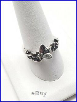 James Avery Flowers & Bee Ring. Retired. Rare. 925 Preowned Size 10