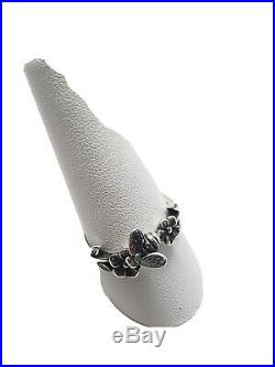 James Avery Flowers & Bee Ring. Retired. Rare. 925 Preowned Size 10