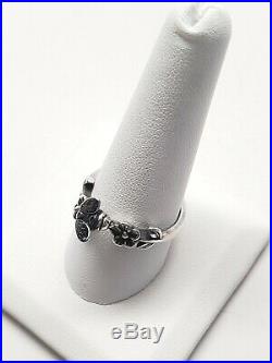 James Avery Flowers & Bee Ring. Retired. Rare. 925 Preowned Size 10