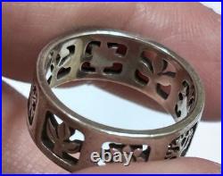 James Avery Four Seasons Band Ring Sterling Silver Rare LARGE SIZE 9 Retired James Avery Four Seasons Band Ring Sterling Silver Rare LARGE SIZE 9 Retired