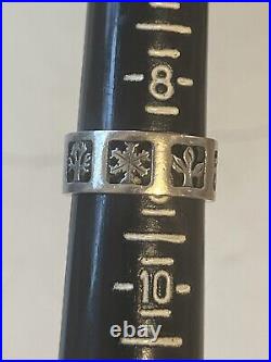 James Avery Four Seasons Ring Band Sterling Silver Size 9