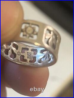 James Avery Four Seasons Ring Band Sterling Silver Size 9