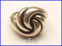 James Avery French Knot Swirl Ring, Size 8.5, Retired, Rare! (19002518)