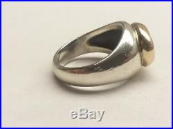 James Avery Garnet Ring. 925/14k Size 7, Retired! (20004483)