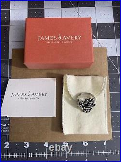 James Avery Glorietta Sterling Silver 925 Rare Retired HTF Ring Sz 7.5 W Box