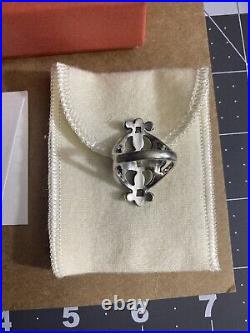 James Avery Glorietta Sterling Silver 925 Rare Retired HTF Ring Sz 7.5 W Box