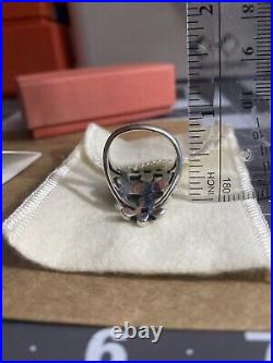 James Avery Glorietta Sterling Silver 925 Rare Retired HTF Ring Sz 7.5 W Box
