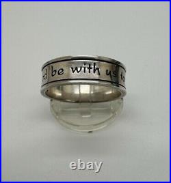 James Avery God be with us Together and Apart Retired Band 925 Ring Size 13.25